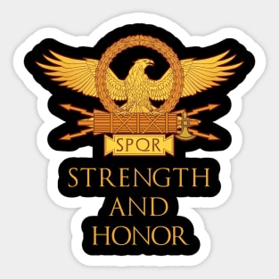 Strength And Honor Sticker